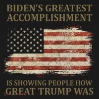 Bidens Greatest Accomplishment Is Showing People How Great Trump Was Usa Toddler Hoodie thumb 2