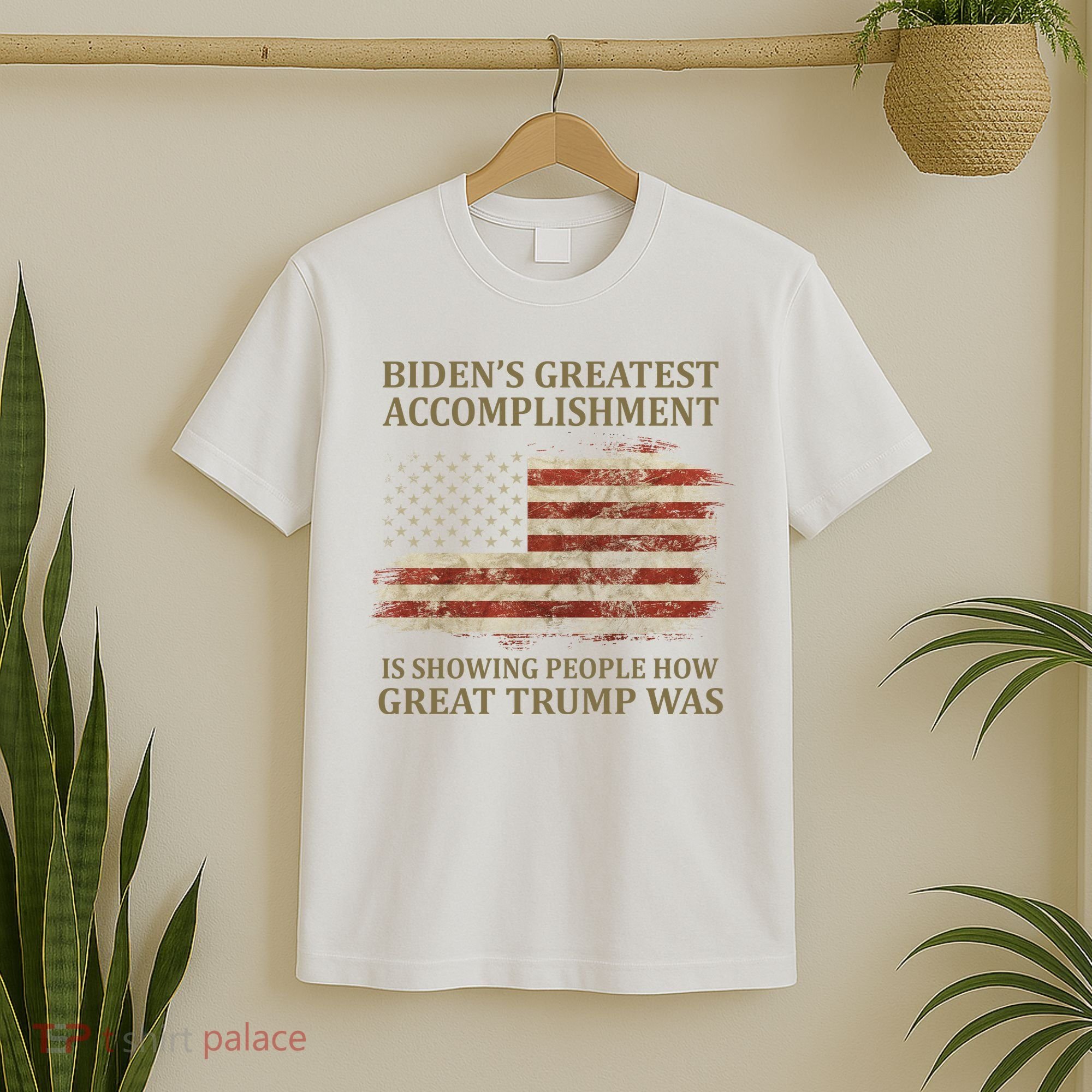 Bidens Greatest Accomplishment Is Showing People How Great Trump Was Usa T-Shirt