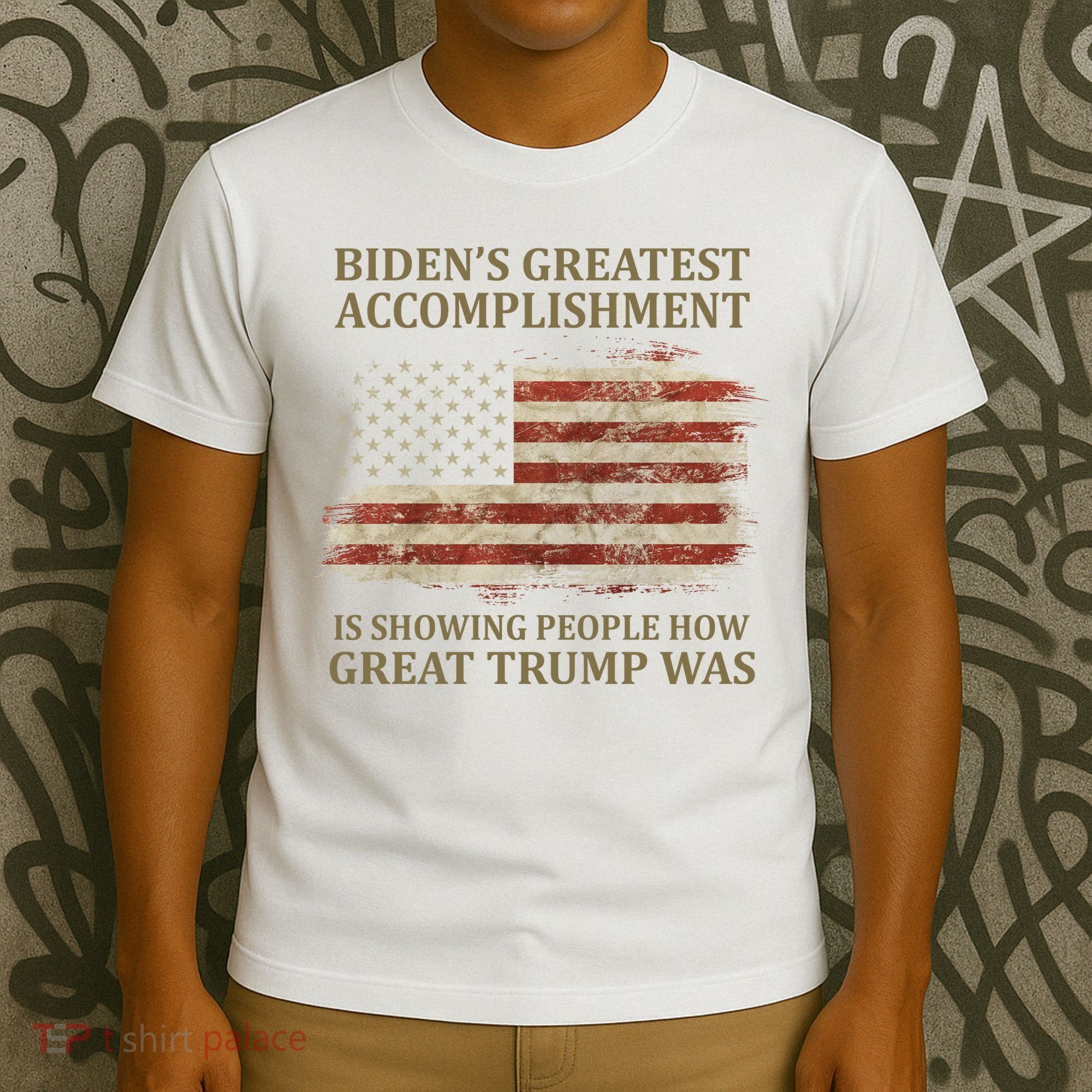 Bidens Greatest Accomplishment Is Showing People How Great Trump Was Usa T-Shirt