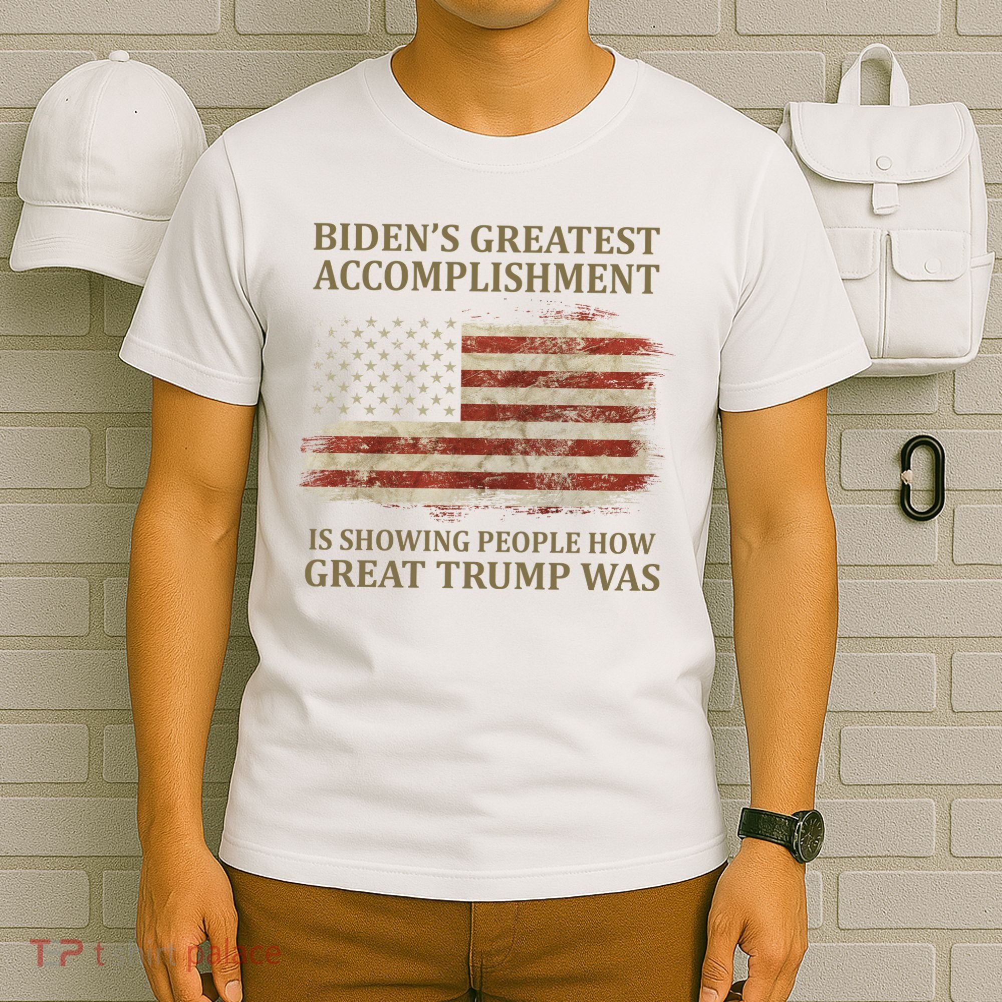 Bidens Greatest Accomplishment Is Showing People How Great Trump Was Usa T-Shirt