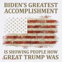 Bidens Greatest Accomplishment Is Showing People How Great Trump Was Usa Women's Hoodie thumb 2