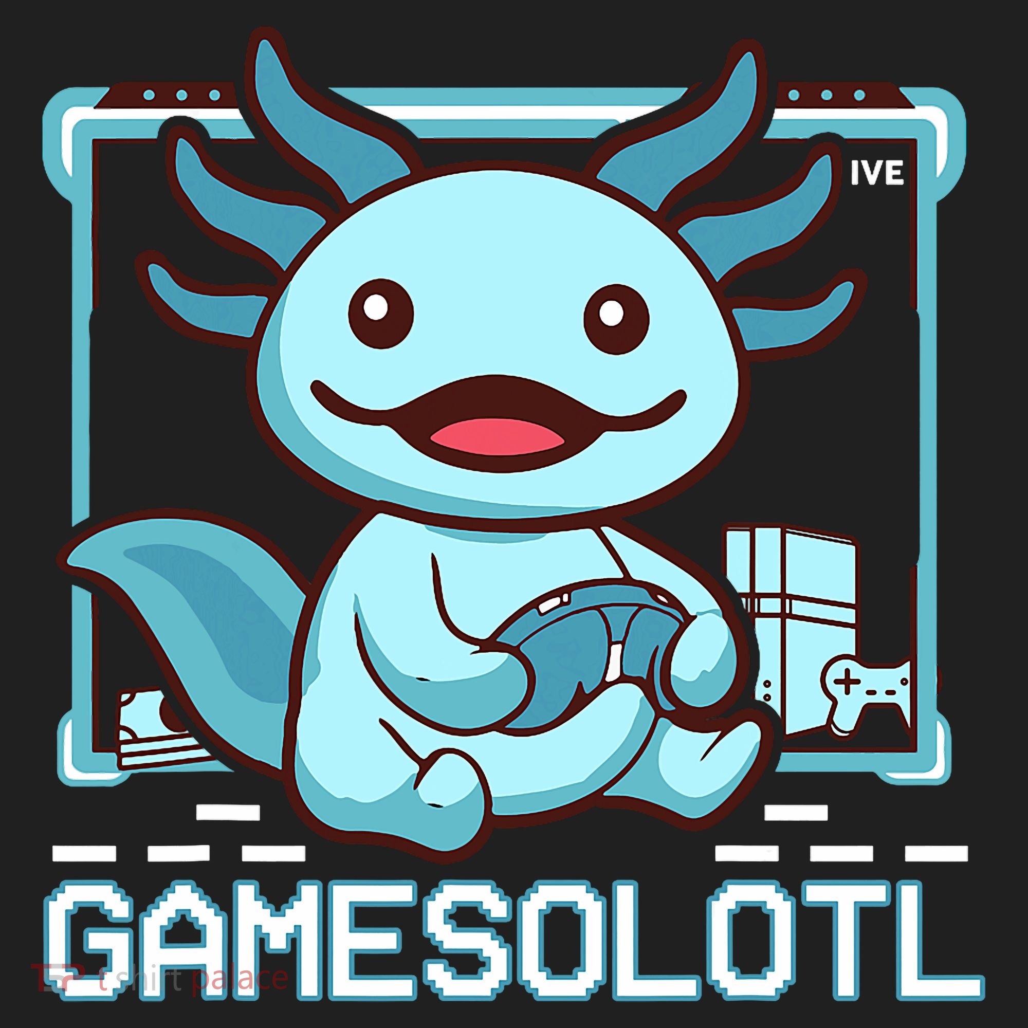 Boy Gamesolotl Axolotl Video Gamer Funny Gaming Women's Sweatshirt
