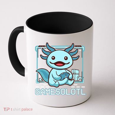 Boy Gamesolotl Axolotl Video Gamer Funny Gaming Coffee Mug