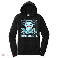 Boy Gamesolotl Axolotl Video Gamer Funny Gaming Women's Hoodie thumb 0