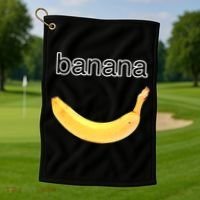 Banana Gift Golf Towel thumb 1