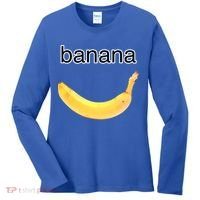 Banana Gift Women's Long Sleeve Shirt thumb 0