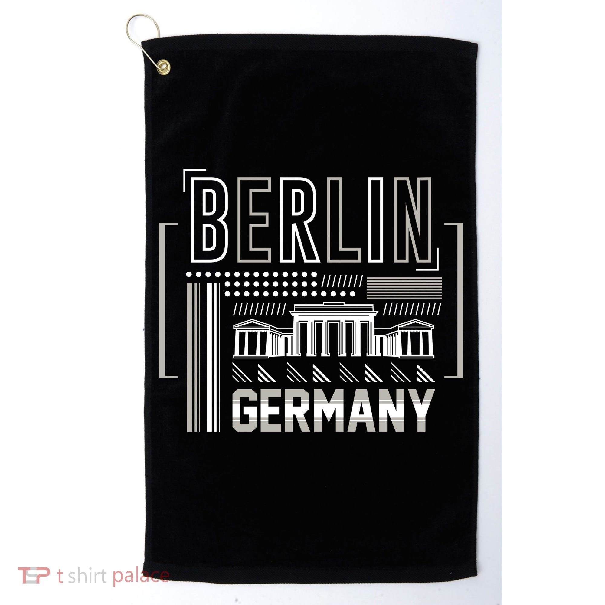 Berlin Germany Golf Towel