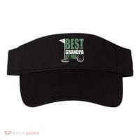 Best Grandpa By Par Father's Day Distressed Visor thumb 0