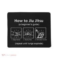 Bjj Gifts Beginner Jiu Jitsu Guide Funny Brazilian Jiu Jitsu Mousepad thumb 0