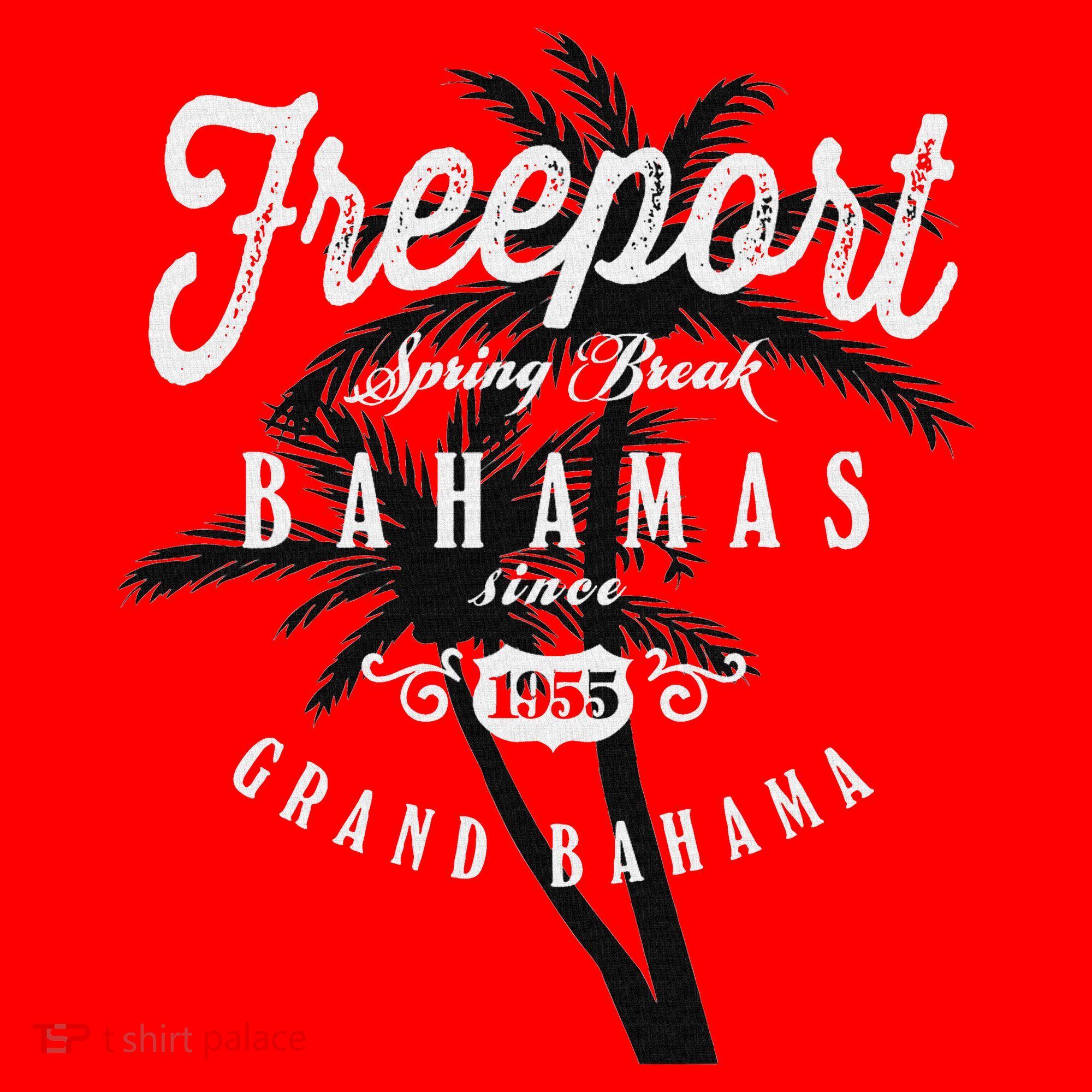 Bahamas Grand Bahama Spring Break Palms Free Port Santa Hat