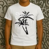Bahamas Grand Bahama Spring Break Palms Free Port T-Shirt thumb 3