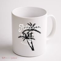 Bahamas Grand Bahama Spring Break Palms Free Port Coffee Mug thumb 1