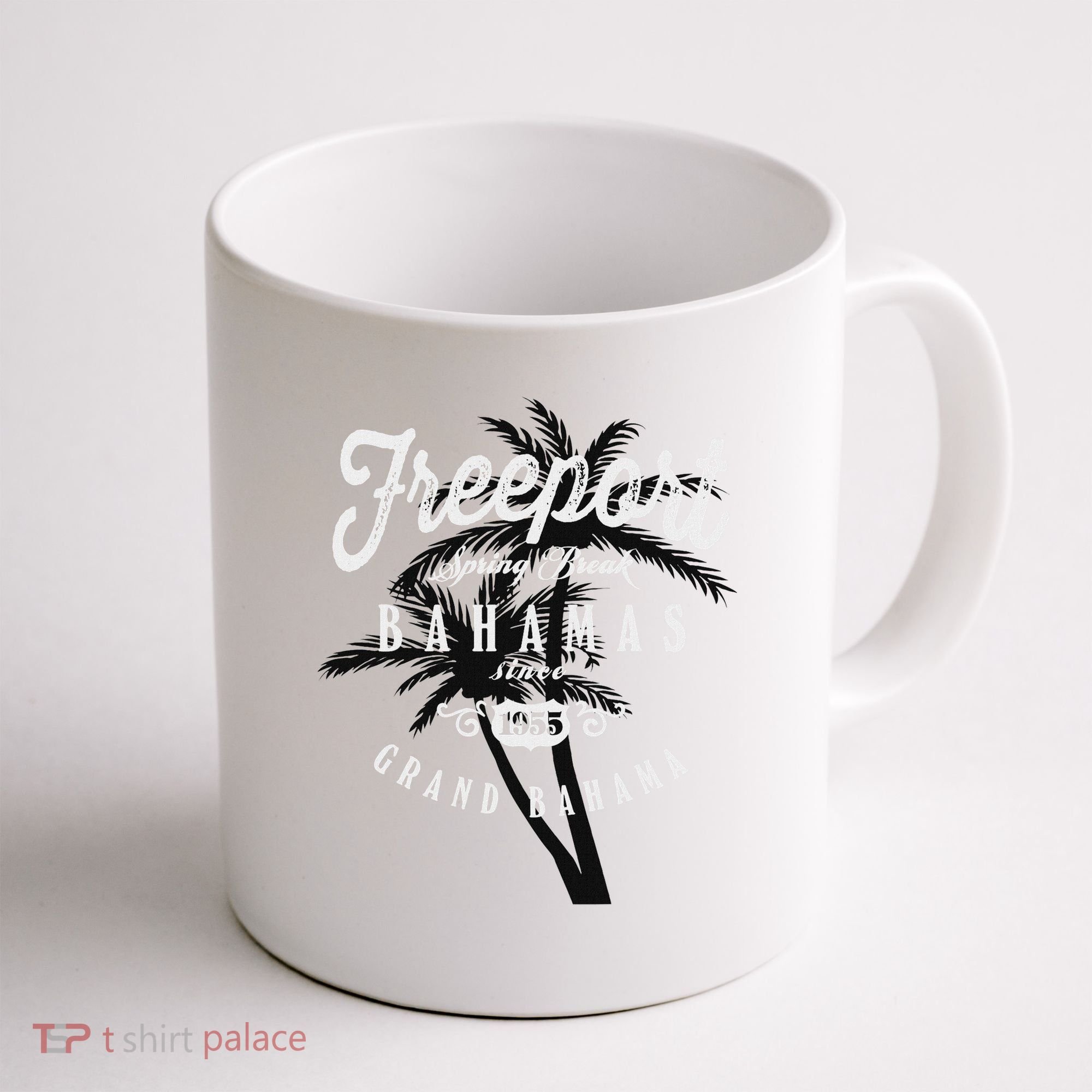 Bahamas Grand Bahama Spring Break Palms Free Port Coffee Mug