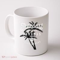 Bahamas Grand Bahama Spring Break Palms Free Port Coffee Mug thumb 0