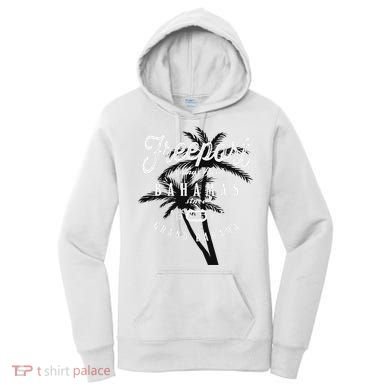 Bahamas Grand Bahama Spring Break Palms Free Port Women's Hoodie