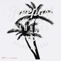 Bahamas Grand Bahama Spring Break Palms Free Port Mousepad thumb 1