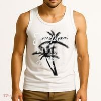 Bahamas Grand Bahama Spring Break Palms Free Port Tank Top thumb 3