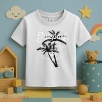 Bahamas Grand Bahama Spring Break Palms Free Port Toddler T-Shirt thumb 3