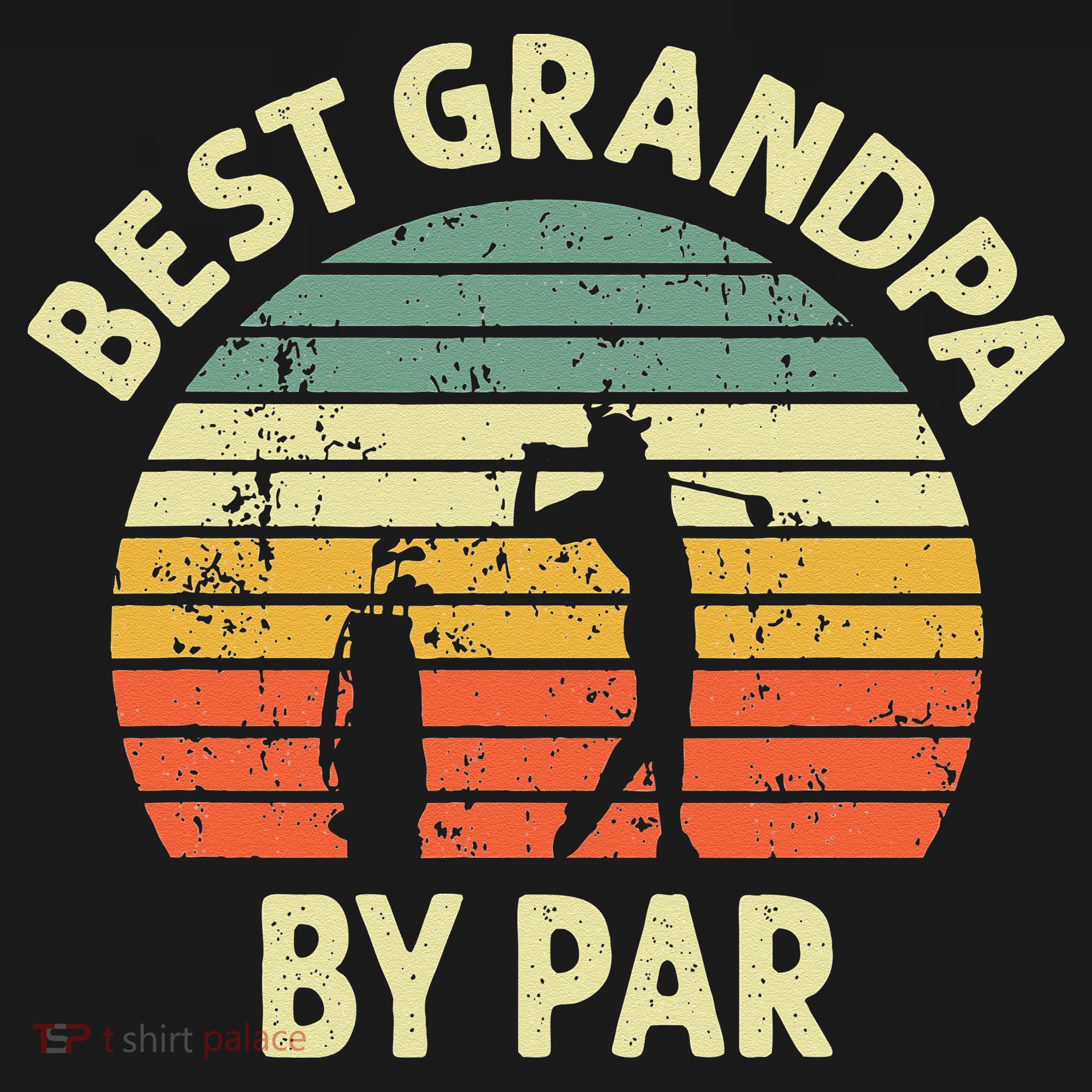 Best Grandpa By Par Golf Golfer Golfing Grandfather Apron