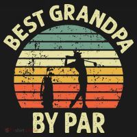 Best Grandpa By Par Golf Golfer Golfing Grandfather Tank Top thumb 6