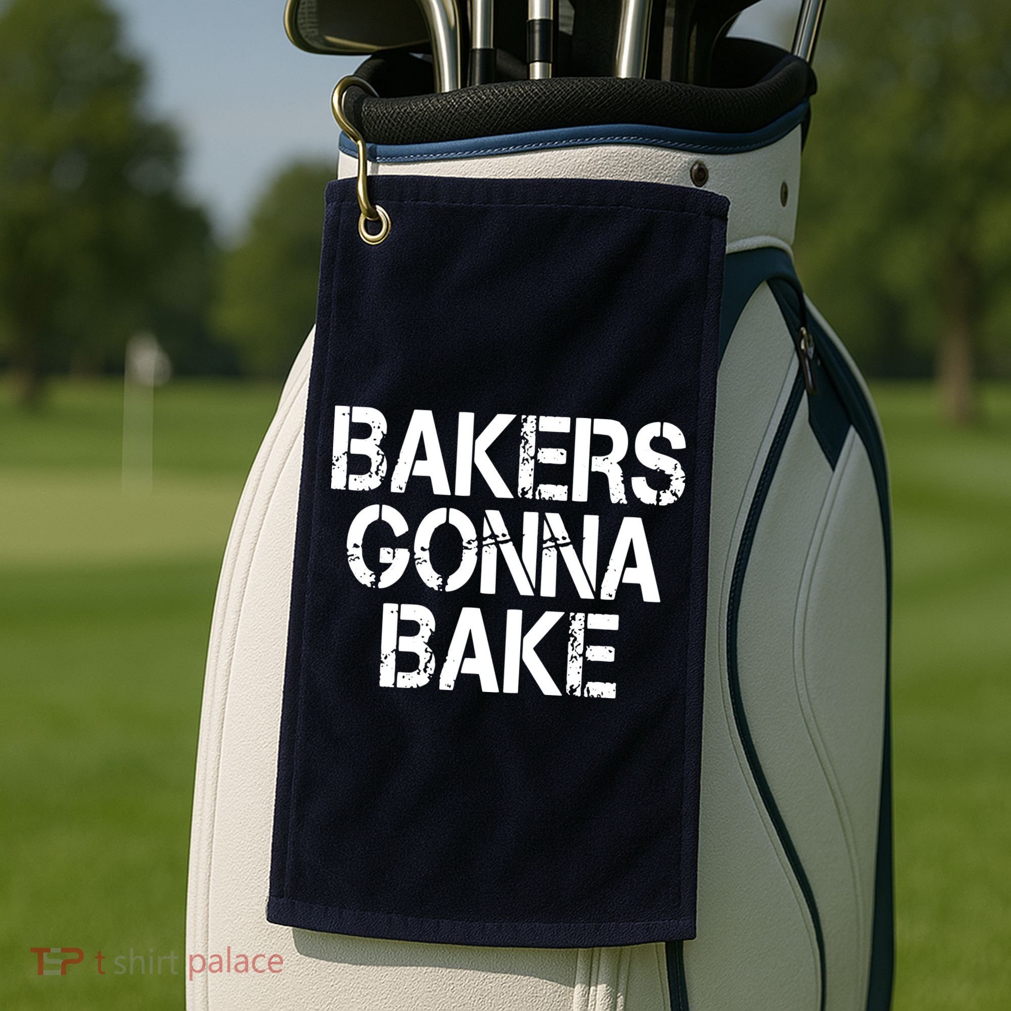 Bakers Gonna Bake Funny Baking Golf Towel
