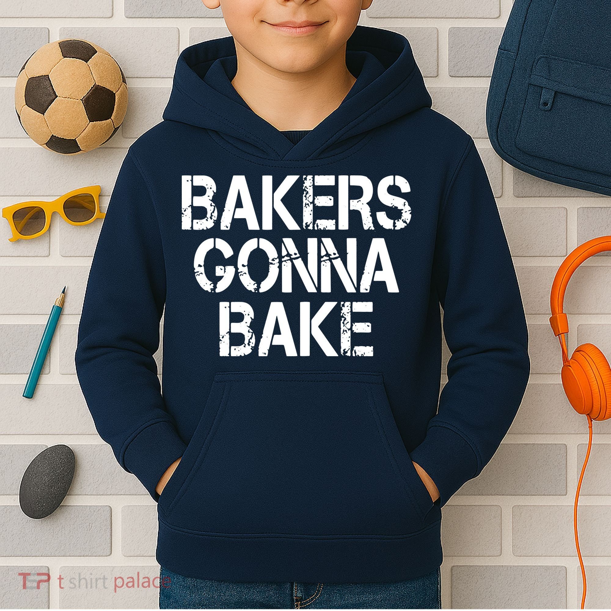 Bakers Gonna Bake Funny Baking Kids Hoodie