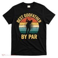 Best Godfather By Par Father's Day Golf Gift Grandpa T-Shirt thumb 0