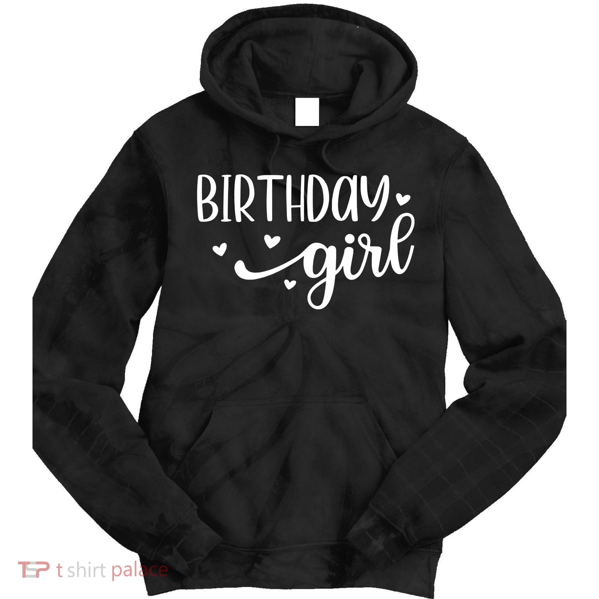 Birthday Girl Tie Dye Hoodie