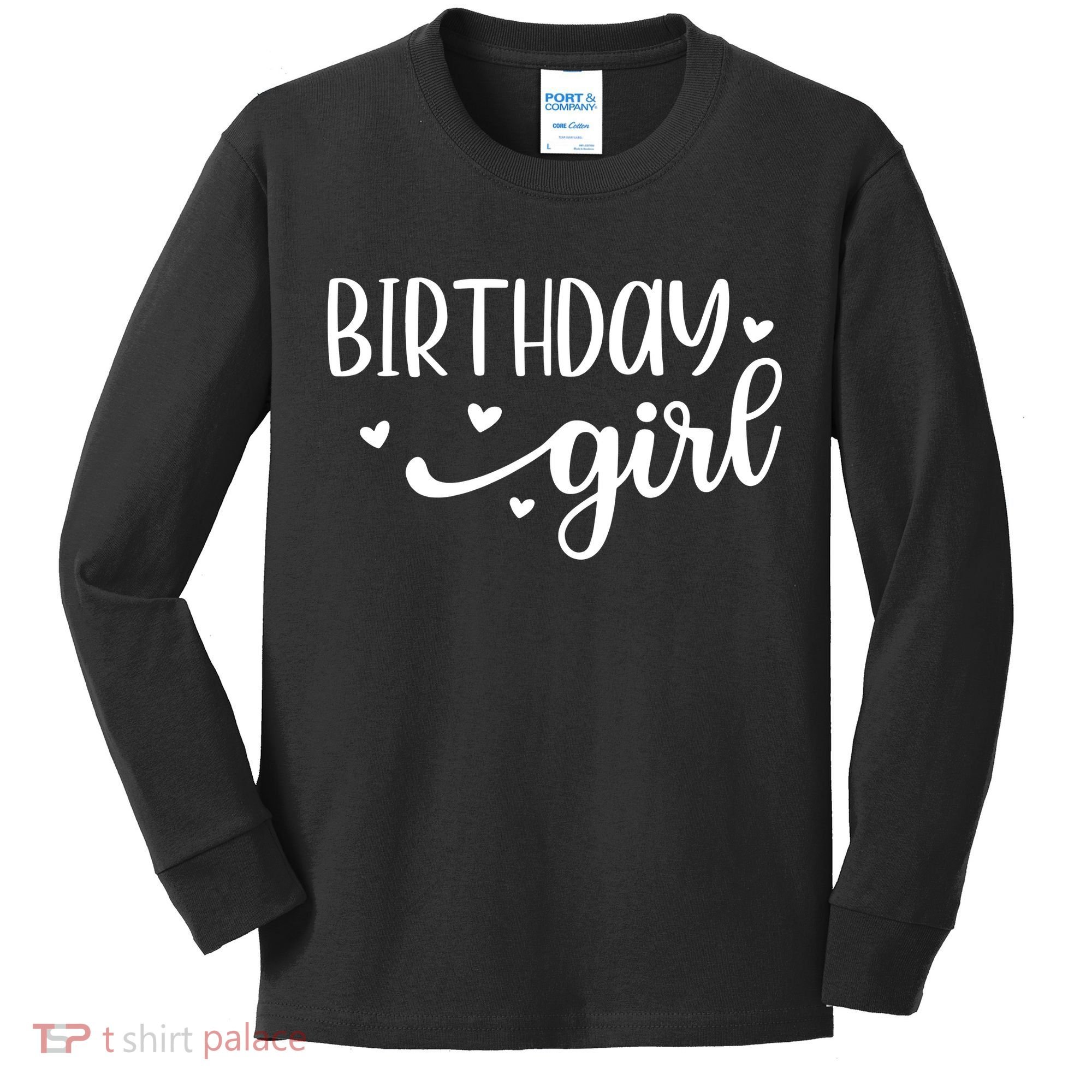 Birthday Girl Kids Long Sleeve Shirt