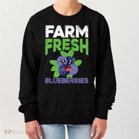 Blueberries Graphics Blueberry Lover Farmer Blueberry Fruit Cool Gift Women's Sweatshirt thumb 0