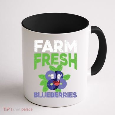 Blueberries Graphics Blueberry Lover Farmer Blueberry Fruit Cool Gift Coffee Mug back