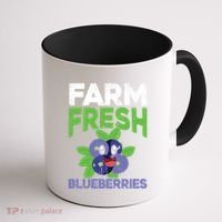 Blueberries Graphics Blueberry Lover Farmer Blueberry Fruit Cool Gift Coffee Mug thumb 1