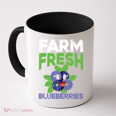 Blueberries Graphics Blueberry Lover Farmer Blueberry Fruit Cool Gift Coffee Mug