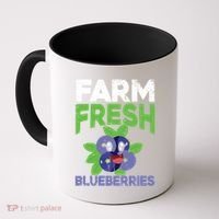Blueberries Graphics Blueberry Lover Farmer Blueberry Fruit Cool Gift Coffee Mug thumb 0