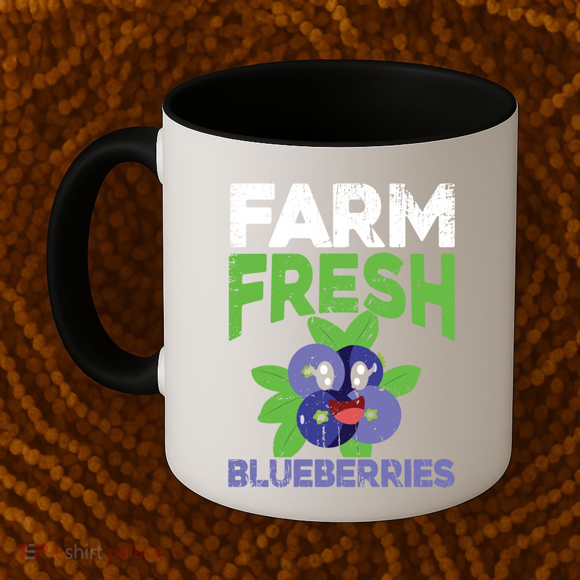 Blueberries Graphics Blueberry Lover Farmer Blueberry Fruit Cool Gift Coffee Mug