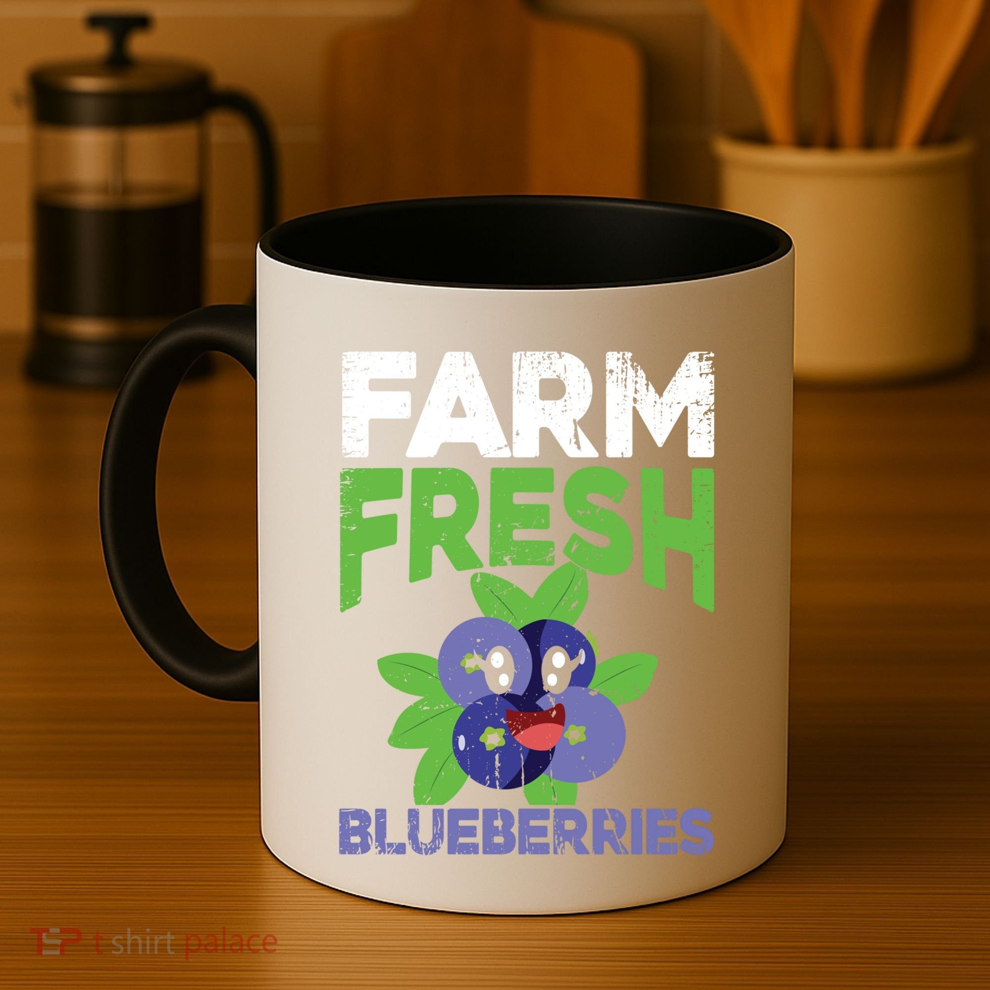 Blueberries Graphics Blueberry Lover Farmer Blueberry Fruit Cool Gift Coffee Mug