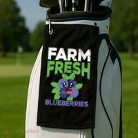 Blueberries Graphics Blueberry Lover Farmer Blueberry Fruit Cool Gift Golf Towel thumb 2