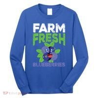 Blueberries Graphics Blueberry Lover Farmer Blueberry Fruit Cool Gift Long Sleeve Shirt thumb 0