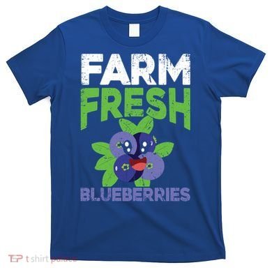 Blueberries Graphics Blueberry Lover Farmer Blueberry Fruit Cool Gift T-Shirt