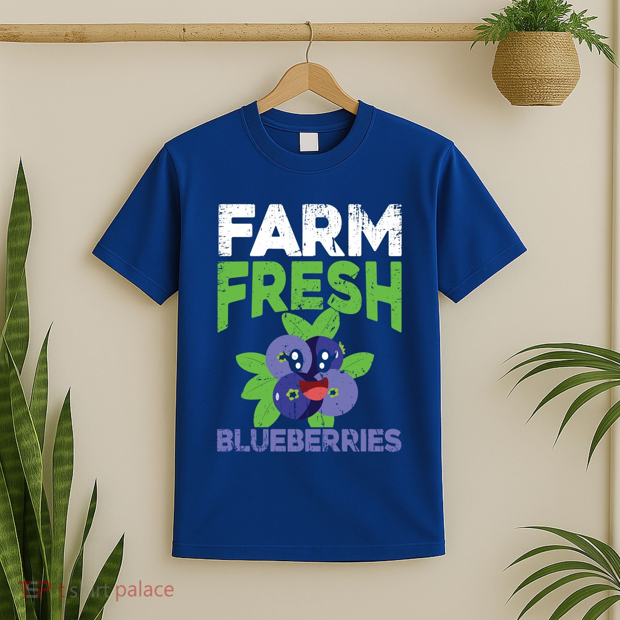 Blueberries Graphics Blueberry Lover Farmer Blueberry Fruit Cool Gift T-Shirt
