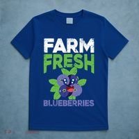 Blueberries Graphics Blueberry Lover Farmer Blueberry Fruit Cool Gift T-Shirt thumb 5