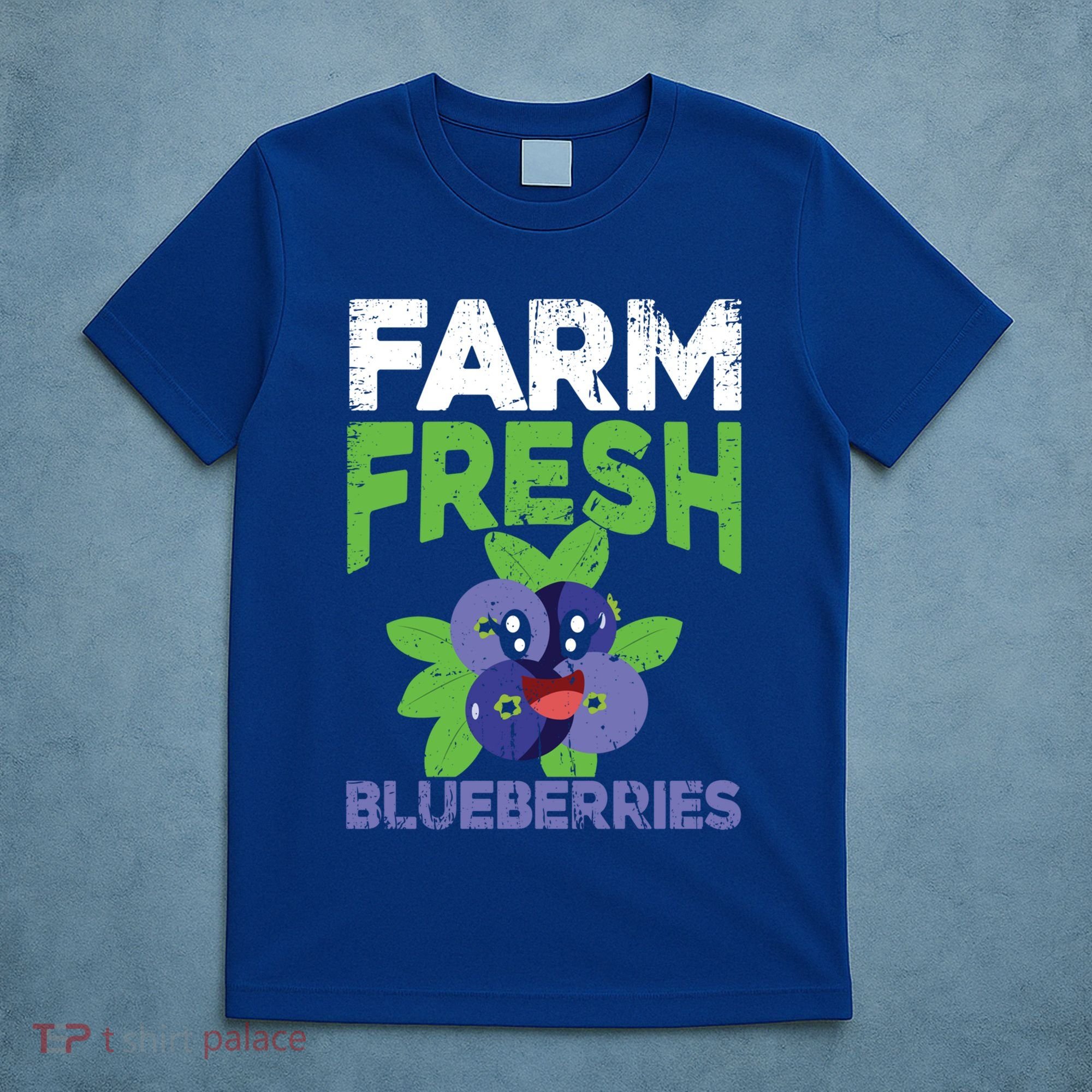 Blueberries Graphics Blueberry Lover Farmer Blueberry Fruit Cool Gift T-Shirt