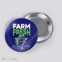 Blueberries Graphics Blueberry Lover Farmer Blueberry Fruit Cool Gift Button thumb 0