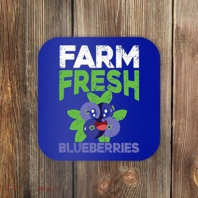 Blueberries Graphics Blueberry Lover Farmer Blueberry Fruit Cool Gift Coaster