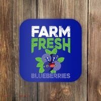 Blueberries Graphics Blueberry Lover Farmer Blueberry Fruit Cool Gift Coaster thumb 0