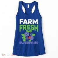 Blueberries Graphics Blueberry Lover Farmer Blueberry Fruit Cool Gift Women's Tank Top thumb 0