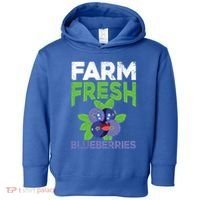 Blueberries Graphics Blueberry Lover Farmer Blueberry Fruit Cool Gift Toddler Hoodie thumb 0