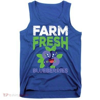 Blueberries Graphics Blueberry Lover Farmer Blueberry Fruit Cool Gift Tank Top
