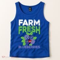 Blueberries Graphics Blueberry Lover Farmer Blueberry Fruit Cool Gift Tank Top thumb 2