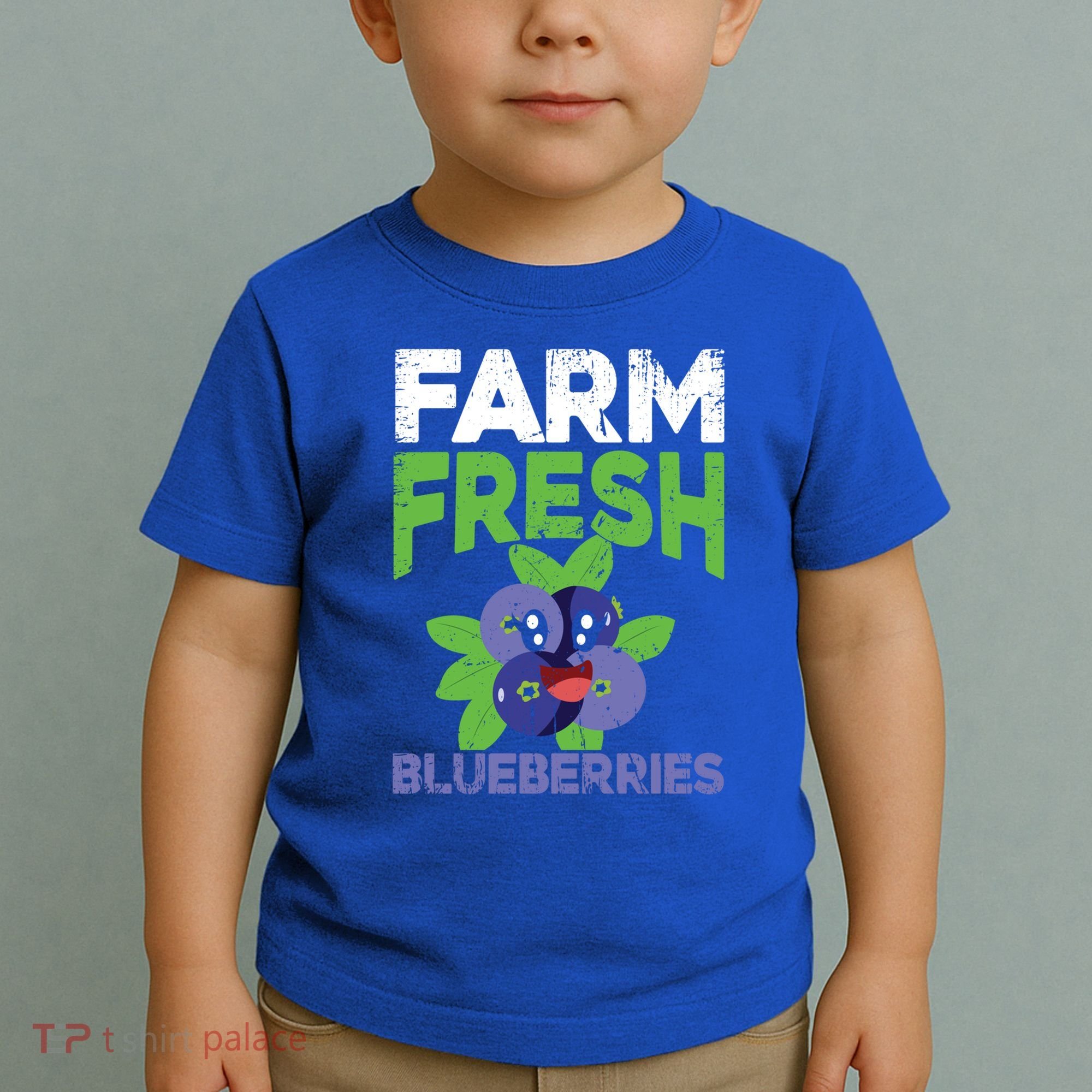 Blueberries Graphics Blueberry Lover Farmer Blueberry Fruit Cool Gift Toddler T-Shirt